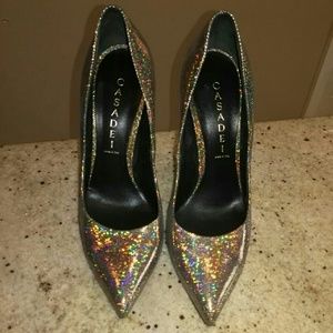 Casadei blade Gold pumps size 37.5