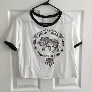 Elephant crop top