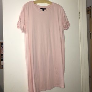 light pink short flowy dress