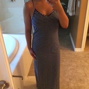 Striped maxi dress