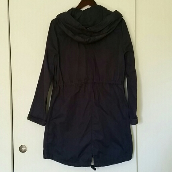 !!!SOLD SOLD!!! H&M Navy Blue Parka - Picture 2 of 2