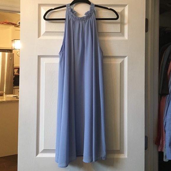 Size M Periwinkle High Neck Shapeless Dress