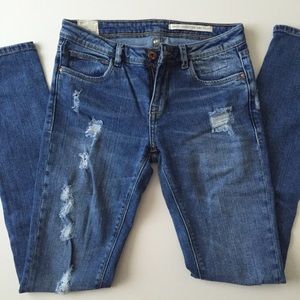 Zara ripped jeans