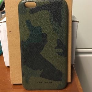 Cole Haan iPhone 6 6s plus 5.5" camo leather case