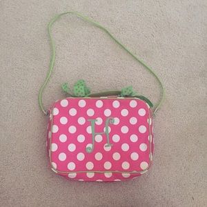 Monogrammed "H" bible/book holder