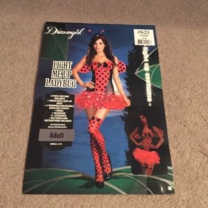 Adult “Light Me Up" Ladybug Halloween Costume