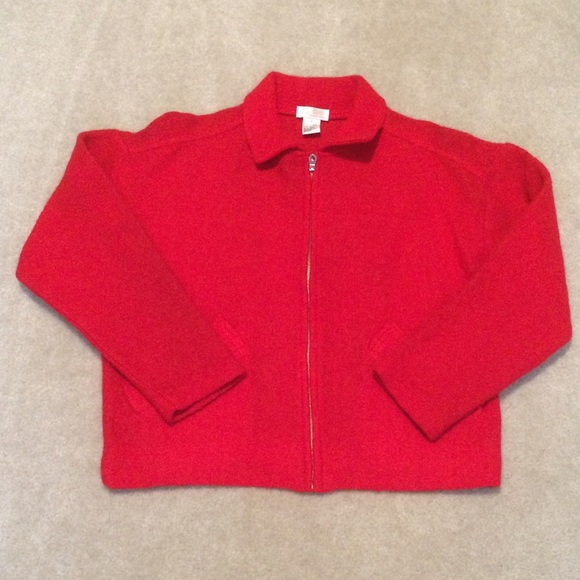 22nd Street Red Wool Jacket
