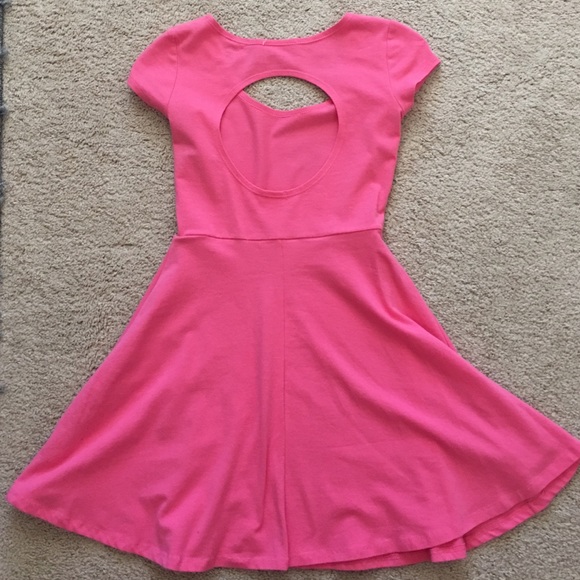 Open back pink dress - Picture 3 of 3