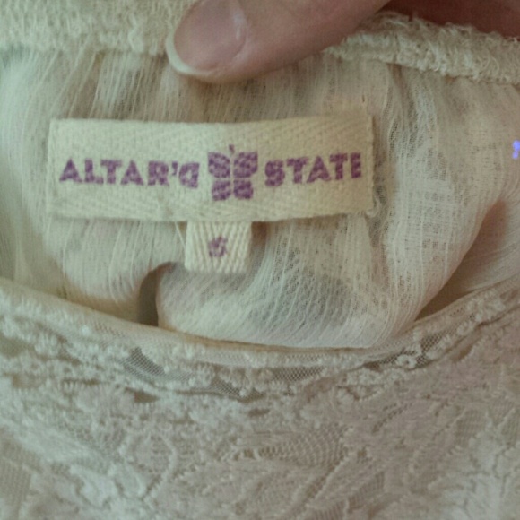 Altar'd State White Lace Top - Picture 3 of 3