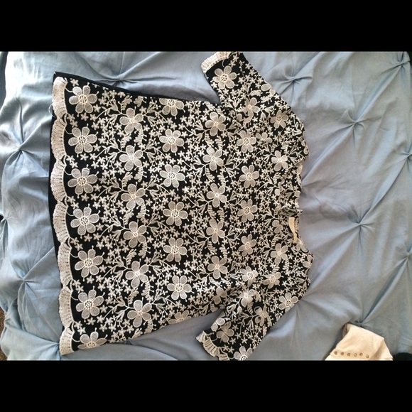 Everleigh top. Dress it up or down!  Cute flowers.