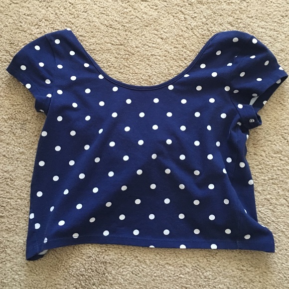 Polka dot crop top - Picture 1 of 3