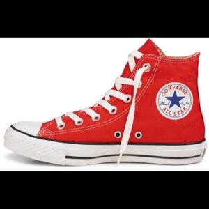Red High Top Converse