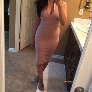 Blush pink dress