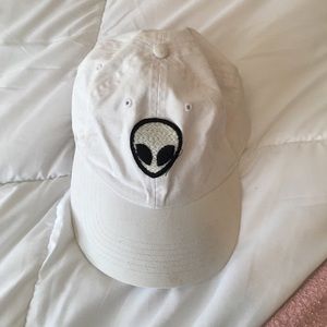 White alien hat from PacSun