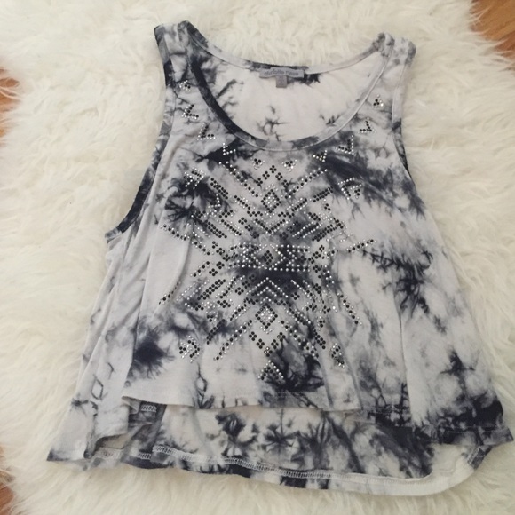 Sparkly tie die crop top - Picture 1 of 3