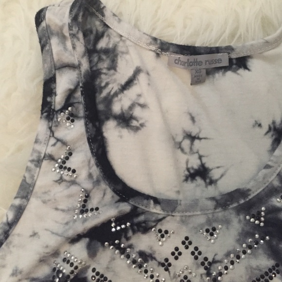 Sparkly tie die crop top - Picture 3 of 3