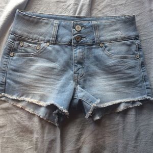 Light Wash Denim Shorts