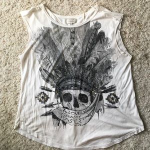 Zara skull tank Medium