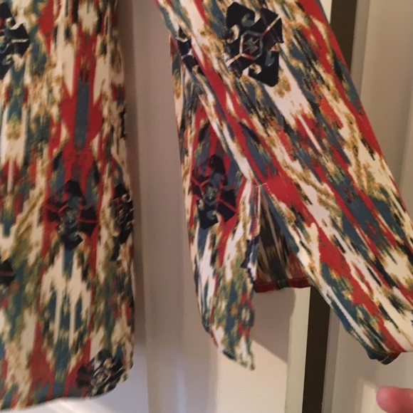 Chenault Tribal Print Beaded Tunic - Picture 4 of 4