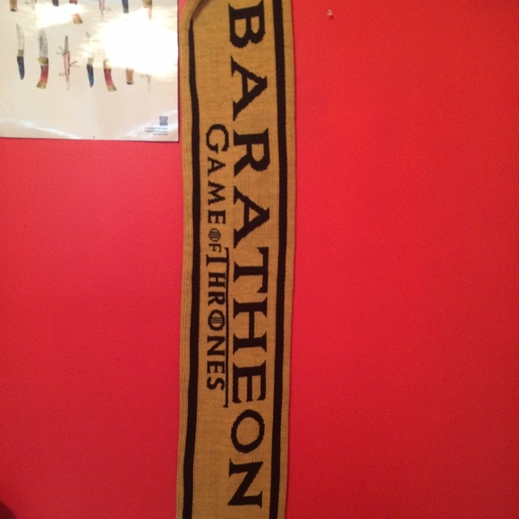 Game Of Thrones Scarf; House Baratheon