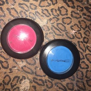 Mac eyeshadows! Pink and blue