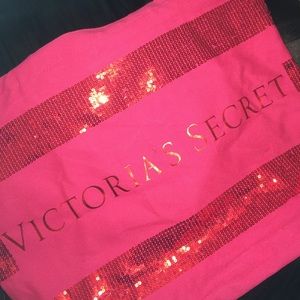 Victoria's Secret Sequin Pink Tote