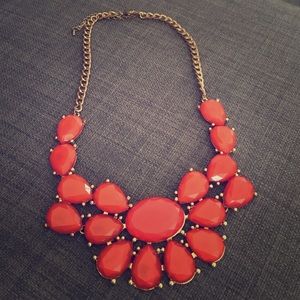 Red Statement Necklace