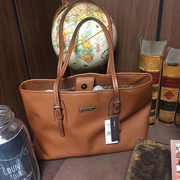Dana Buchman Handbags - NEW Light Brown Dana Buchman Handbag with tags