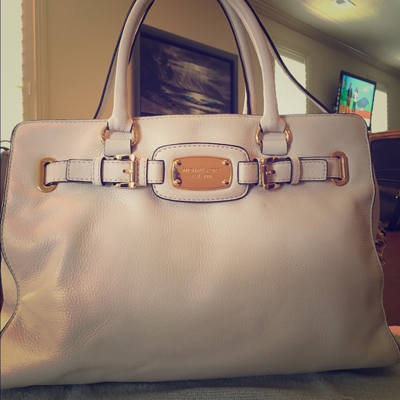 Authentic Michael Kors white handbag