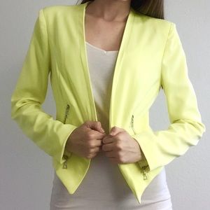 Forever 21 Bright Yellow Blazer