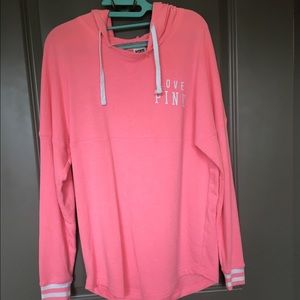 Bright pink lounge shirt