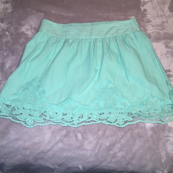 Mint Green Skirt