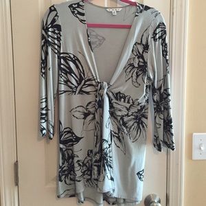 CAbi 3/4 sleeve light cotton jacket