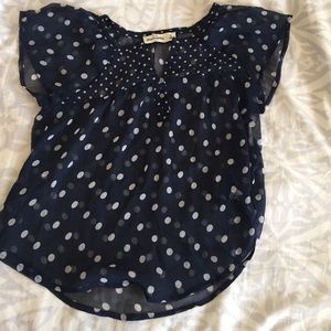 Sheer flowy kids top