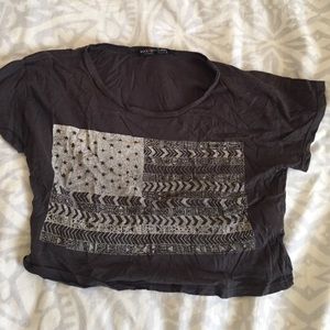 american flag crop top