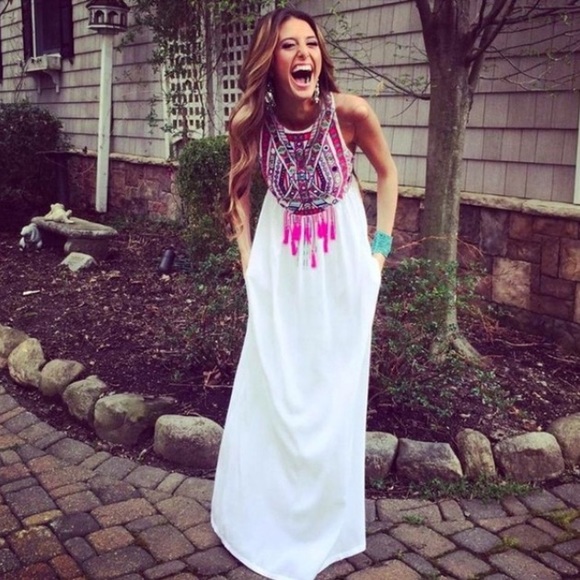 Coming Soon!💓New Empire Waist O-Neck Maxi Dress