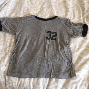 jersey print t-shirt brandy Melville