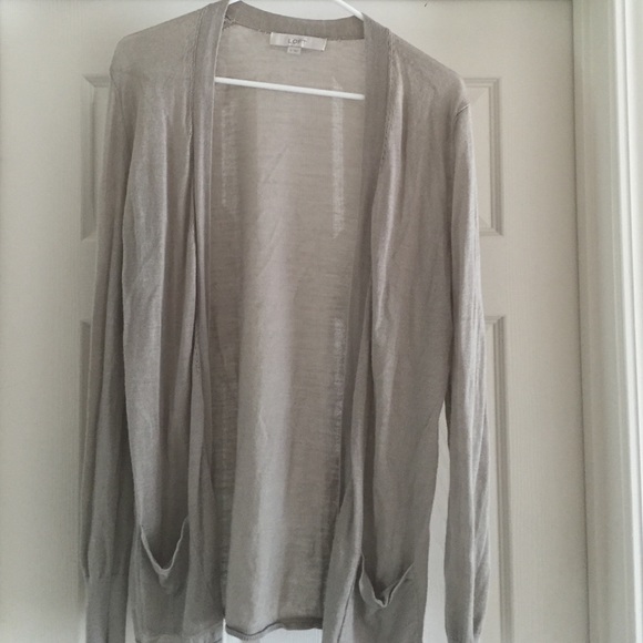 Linen blend cardigan