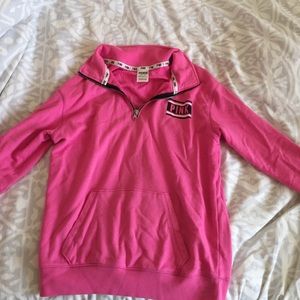 PINK pullover half-zip