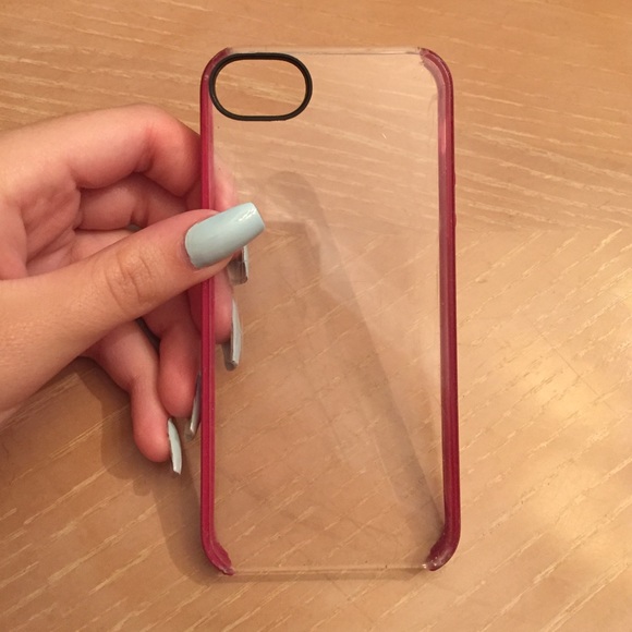 Iphone 5 incase case pink and clear