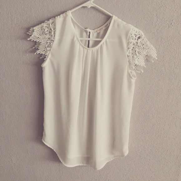 Lacy and Sheer White SOLD