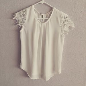 Lacy and Sheer White SOLD