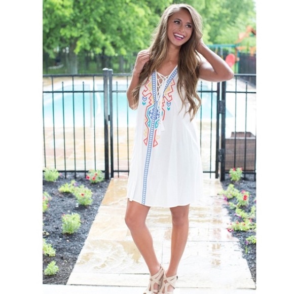 Coming Soon!💓A Thousand Miles Aztec Mini Dress