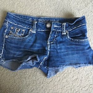 LA Idol Jean shorts