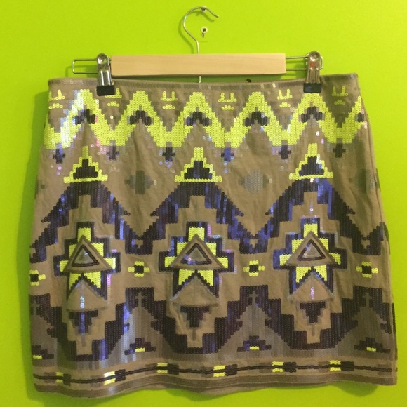 Express Sequin Skirt