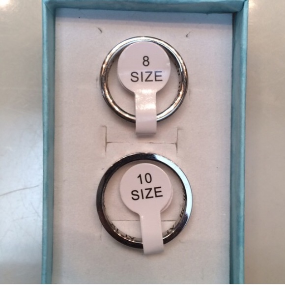 Stainless Steel CZ Crystal 💎 Rings - Picture 3 of 3