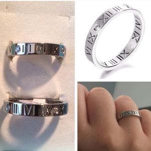 Stainless Steel CZ Crystal 💎 Rings