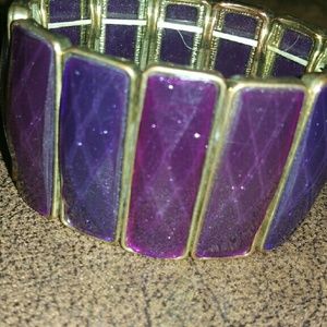 Purple Sparkly Bracelet