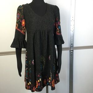 Fall floral dress