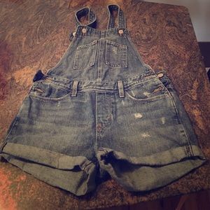 Levi's Denim Shorts Romper size 27
